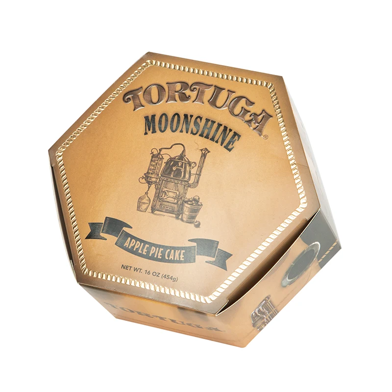 Подарочная бумажная коробка с шестигранной головкой