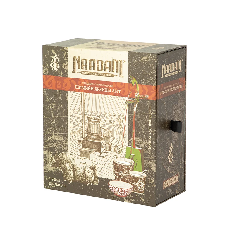 Печать логотипа Подарочная бумажная коробка